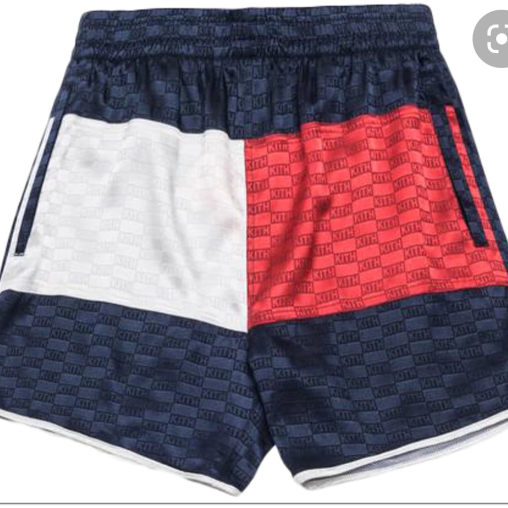 Kith x tommy hilfger satin shorts